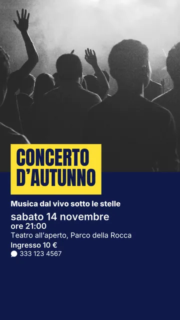 Storia Instagram: Concerto d'autunno
