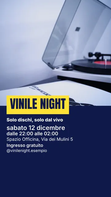 Storia Instagram: Dj set in vinile