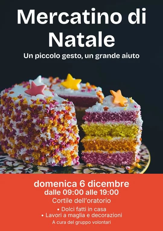 Locandina: Mercatino di Natale